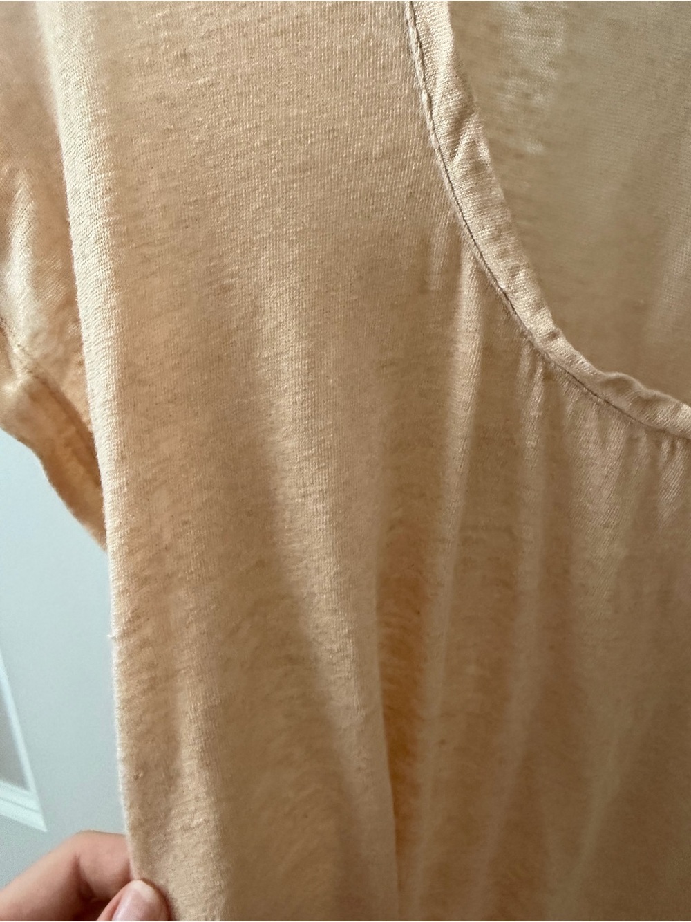 Lilly Pulitzer Inara Sand Dune Linen Metallic Cottagecore Shirt - Picture 3 of 7